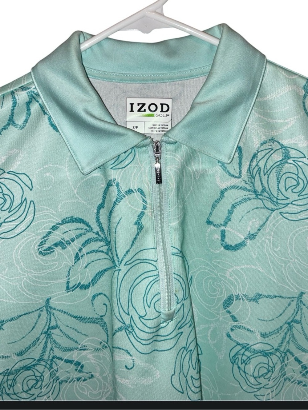Izod Light Mint Polo Golf women’s Shirt Bundle SZ S/M - Picture 7 of 10
